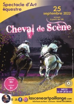 affiche A3 2022 cheval de scene