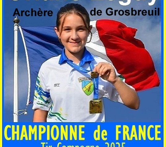 Championne de France de tir à l’arc