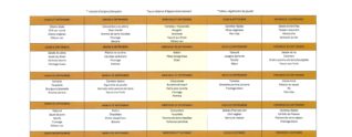Menu de septembre